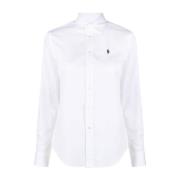 Klassiek Wit Katoenen Overhemd Polo Ralph Lauren , White , Dames