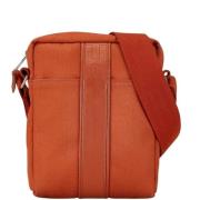 Pre-owned Canvas crossbody-bags Hermès Vintage , Orange , Dames