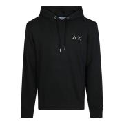 Katoenen Hoodie Sun68 , Black , Heren