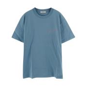 Katoenen Logo T-shirt Valentino , Blue , Heren