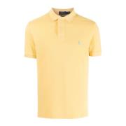 Gele Polo Shirt Regular Fit Katoen Polo Ralph Lauren , Yellow , Heren