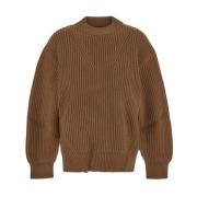 Chunky Merino Trui Jil Sander , Brown , Dames