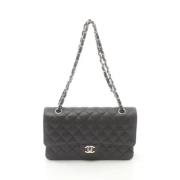 Pre-owned Leather crossbody-bags Chanel Vintage , Black , Dames