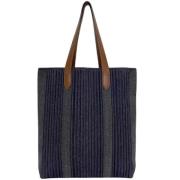 Pre-owned Denim shoulder-bags Hermès Vintage , Blue , Dames