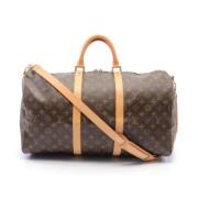 Pre-owned Canvas travel-bags Louis Vuitton Vintage , Brown , Dames