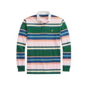 Gestreept Roze Polo Shirt Lange Mouw Polo Ralph Lauren , Multicolor , ...