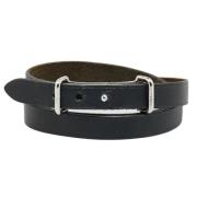 Pre-owned Leather bracelets Hermès Vintage , Black , Heren