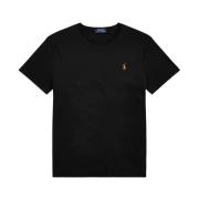 Casual T-shirt voor mannen Polo Ralph Lauren , Black , Heren