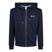 Stijlvolle Zip Hoodie Sun68 , Blue , Heren