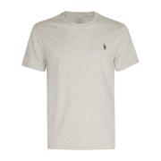 Casual Katoenen T-shirt Polo Ralph Lauren , Gray , Heren