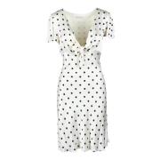 Viscose Jurk voor Dames Guess , White , Dames