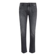 Blauwe Jeans Aw24 Elegante Stijl Jacob Cohën , Blue , Heren