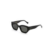 Zwarte Aviator Zonnebril Retrosuperfuture , Black , Unisex