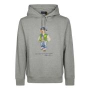 Beer Hoodie Trui Polo Ralph Lauren , Gray , Heren