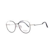 Zwarte Metalen Ronde Optische Frames voor Vrouwen Ana Hickmann , Black...