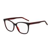 Zwarte Acetaatframes met Wijzerplaat Hugo Boss , Black , Dames