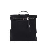 Pre-owned Fabric handbags Hermès Vintage , Black , Dames