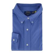 Casual Blauw Shirt Katoen NorHeren Pasvorm Polo Ralph Lauren , Blue , ...