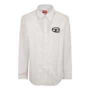 Stijlvolle Overhemden Collectie Diesel , White , Heren