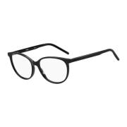 Zwarte Acetaatframes met Wijzerplaat Hugo Boss , Black , Dames