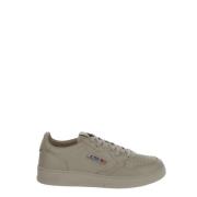 Lage Leren Sneakers Autry , Beige , Heren