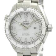 Pre-owned Stainless Steel watches Omega Vintage , White , Heren