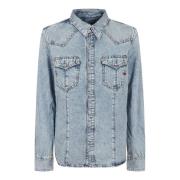 Stijlvolle Shirts Collectie Diesel , Blue , Dames