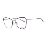 Paarse Metalen Aviator Optische Frames voor Vrouwen Ana Hickmann , Pur...