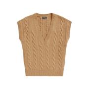 V-neck Knitwear Polo Ralph Lauren , Beige , Dames