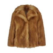 Faux Fur Janica Jacket Stand Studio , Beige , Dames