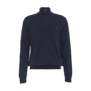 Blauwe Gebreide Kleding Aw24 voor Mannen Polo Ralph Lauren , Blue , He...