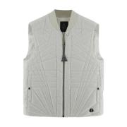 Vluchtvest in polyester Moncler , White , Heren