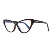 Bruine Cat Eye Optische Frames met Blauw Filter Tom Ford , Brown , Dam...