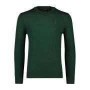 Groene wollen trui ronde hals Polo Ralph Lauren , Green , Heren