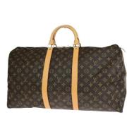 Pre-owned Canvas handbags Louis Vuitton Vintage , Brown , Dames