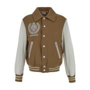 College Varsity Jack Polyester Family First , Beige , Heren