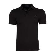 Zwart poloshirt met korte mouw Polo Ralph Lauren , Black , Heren