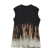 Zwart Katoenen Tarp T-Shirt Rick Owens , Multicolor , Heren