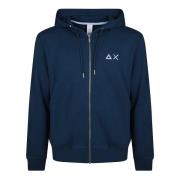 Stijlvolle Zip Hoodie Sun68 , Blue , Heren