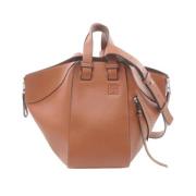 Pre-owned Leather handbags Loewe Pre-owned , Brown , Dames