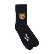 Katoenen Fox Sok Maison Kitsuné , Black , Unisex