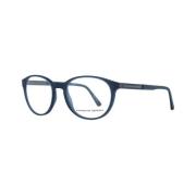 Blauwe Ronde Full-Rim Optische Monturen Porsche Design , Blue , Unisex