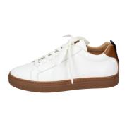 Leren Dames Sneakers Stijlvolle Schoenen Stokton , White , Dames