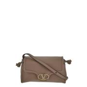 Leren Mini Tas Valentino Garavani , Beige , Dames