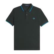 Polo met dubbele streep M3600 Fred Perry , Green , Heren