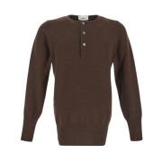 Wollen Breiknopen Lardini , Brown , Heren