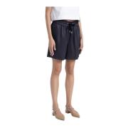 Wol viscose shorts Peserico , Blue , Dames