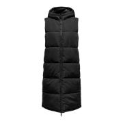 Mouwloos Puffer Vest Only , Black , Dames