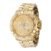 Poseidon Heren Quartz Horloge Invicta Watches , Yellow , Heren