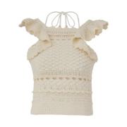 Katoenen Waverly Top Zimmermann , Beige , Dames